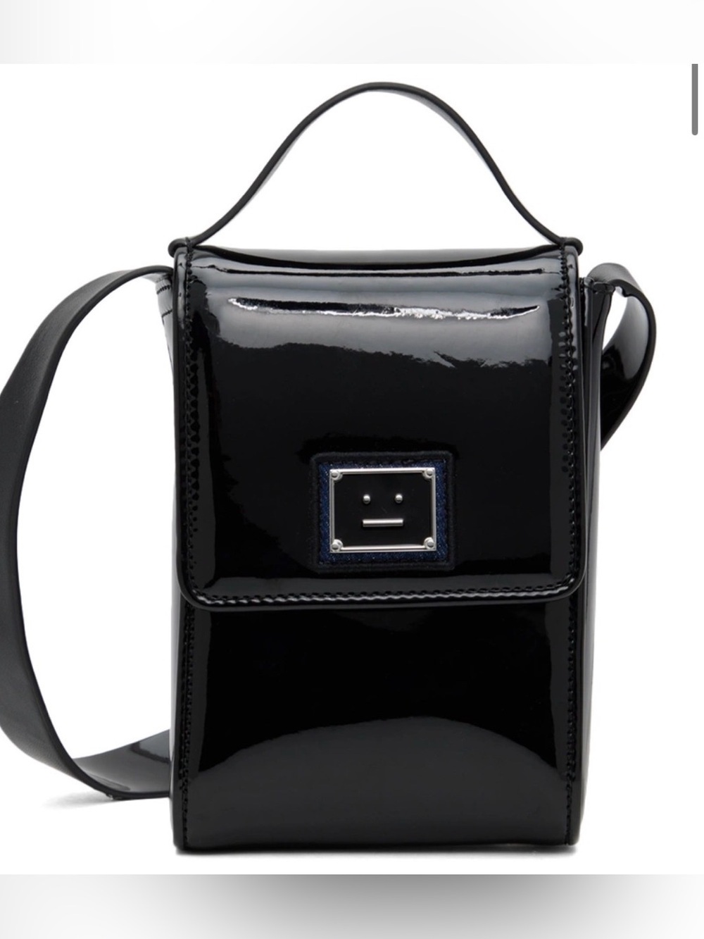 Acne Studios Black Patch Mini Crossbody Bag